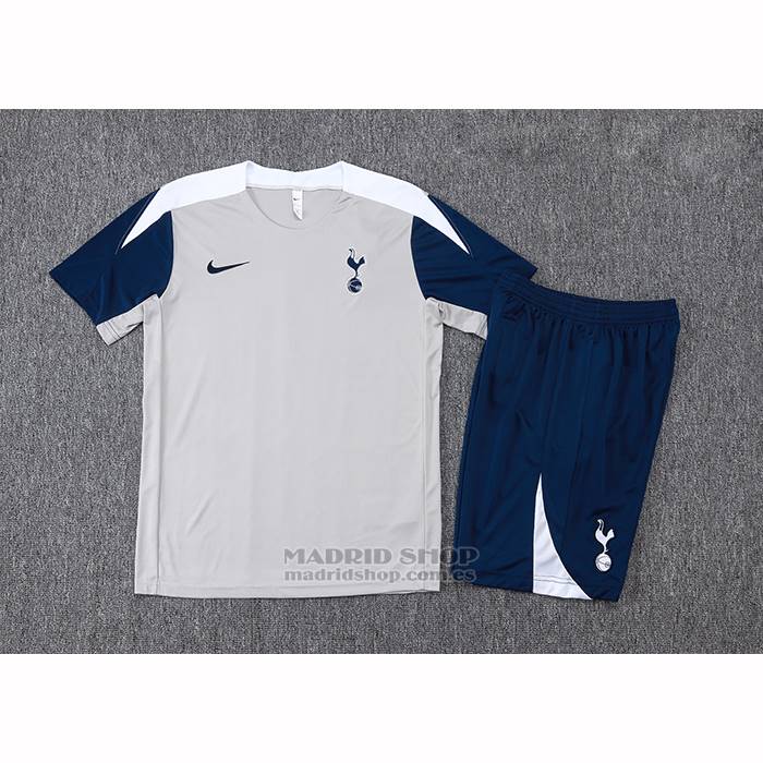 Chandal del Tottenham Hotspur Manga Corta 2025-2026 Gris - Pantalon Corto